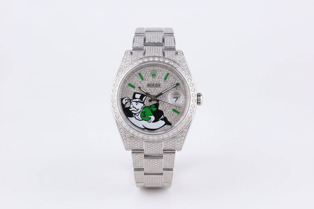 Custom Moissanite Rolex
