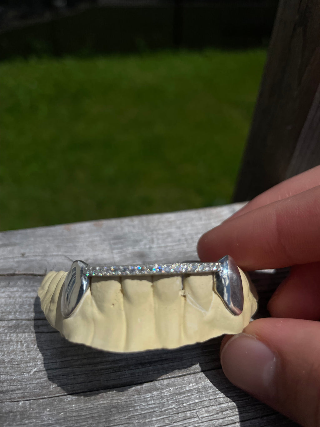 VS-VVS Diamond Bridge Grillz