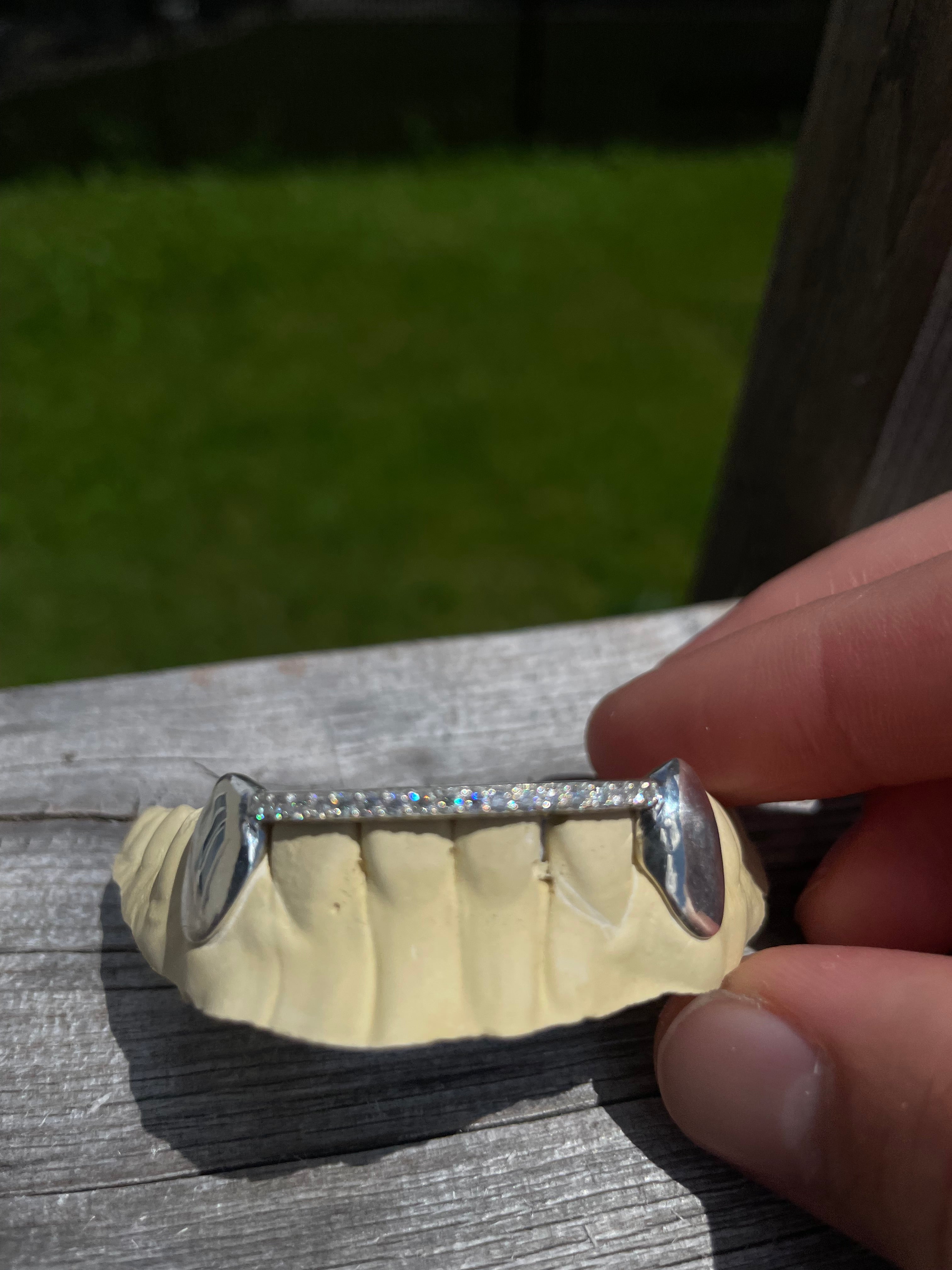 VS-VVS Diamond Bridge Grillz