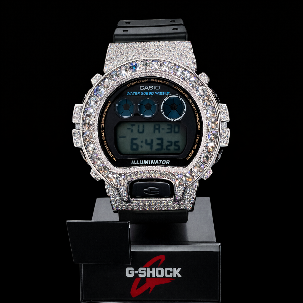 VVS MOISSANITE G-SHOCK DW6900