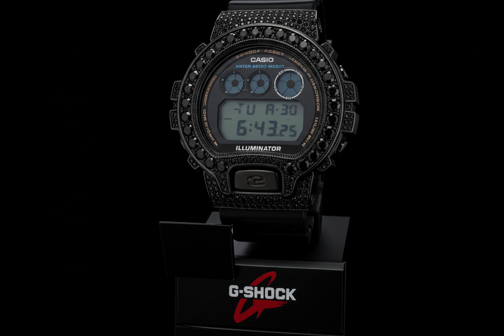 VVS MOISSANITE G-SHOCK DW6900