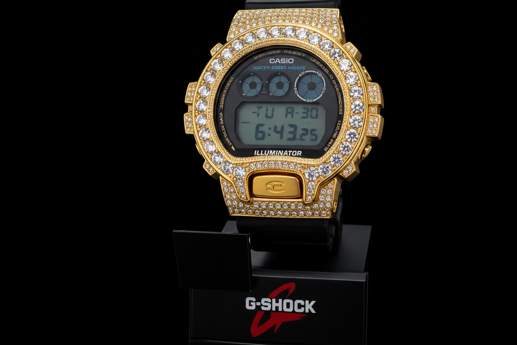 VVS MOISSANITE G-SHOCK DW6900