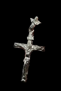 Silver Jesus on the Cross Pendant