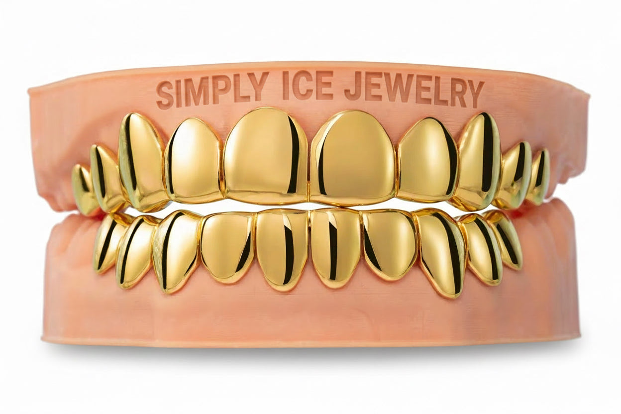 Gold Plated Polished Grillz