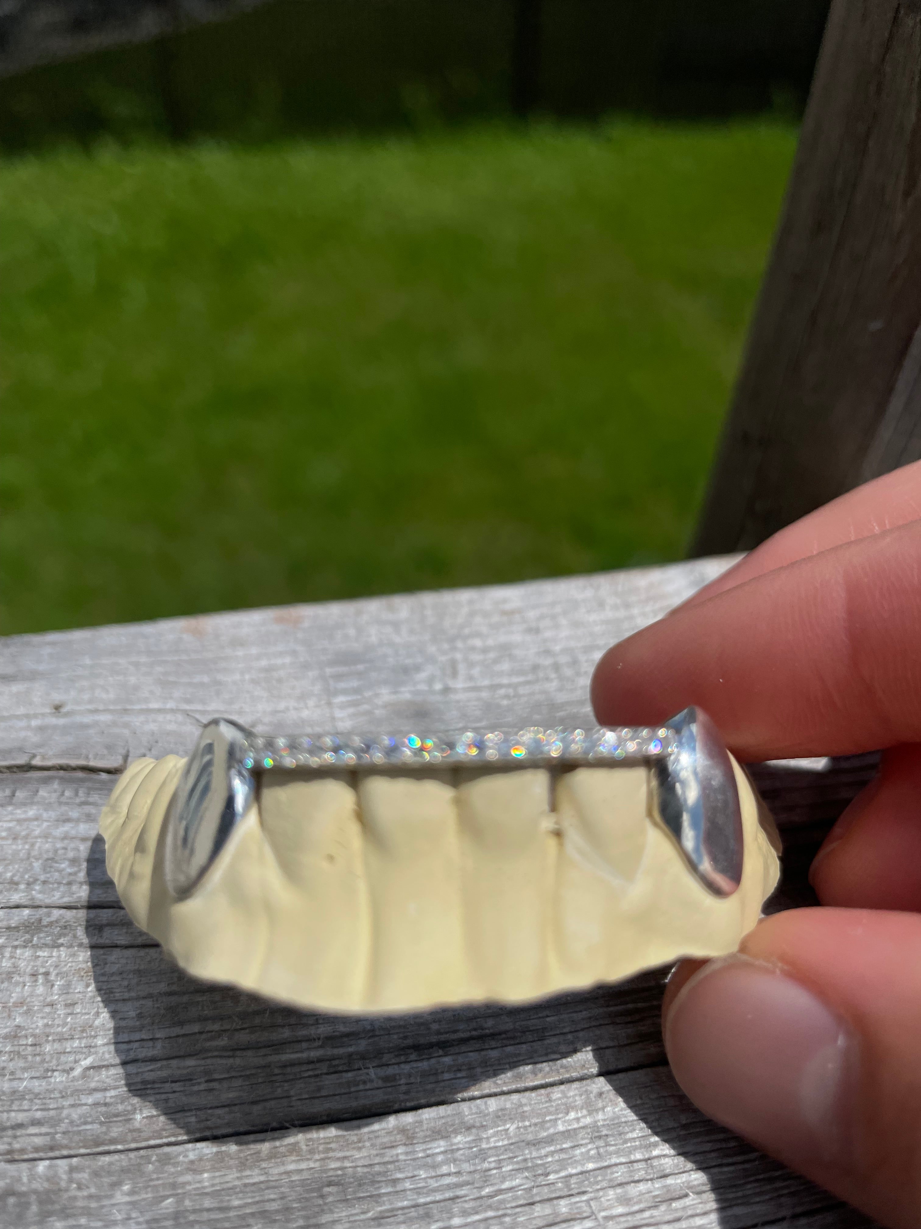 VS-VVS Diamond Bridge Grillz