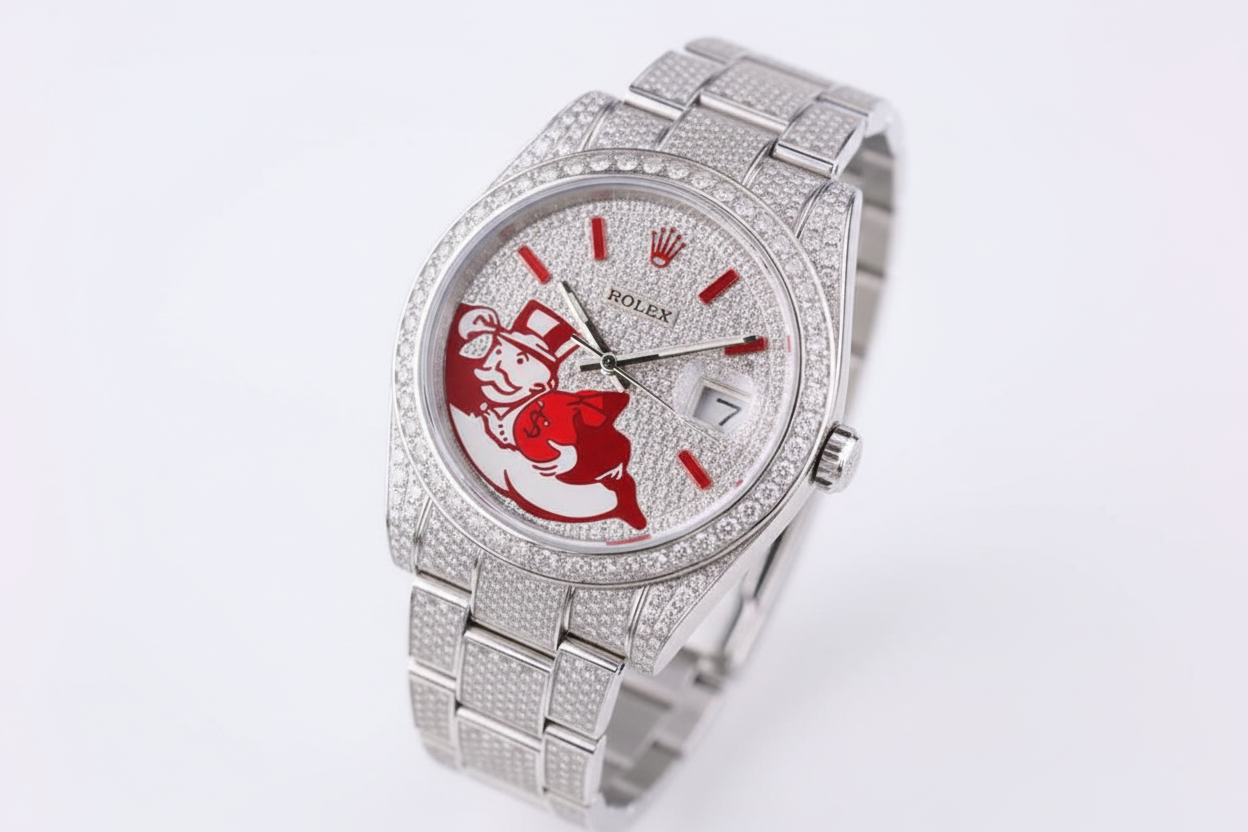 Custom Moissanite Rolex