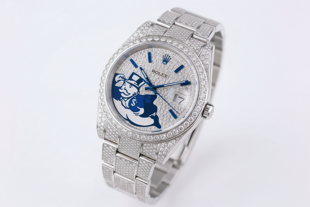 Custom Moissanite Rolex