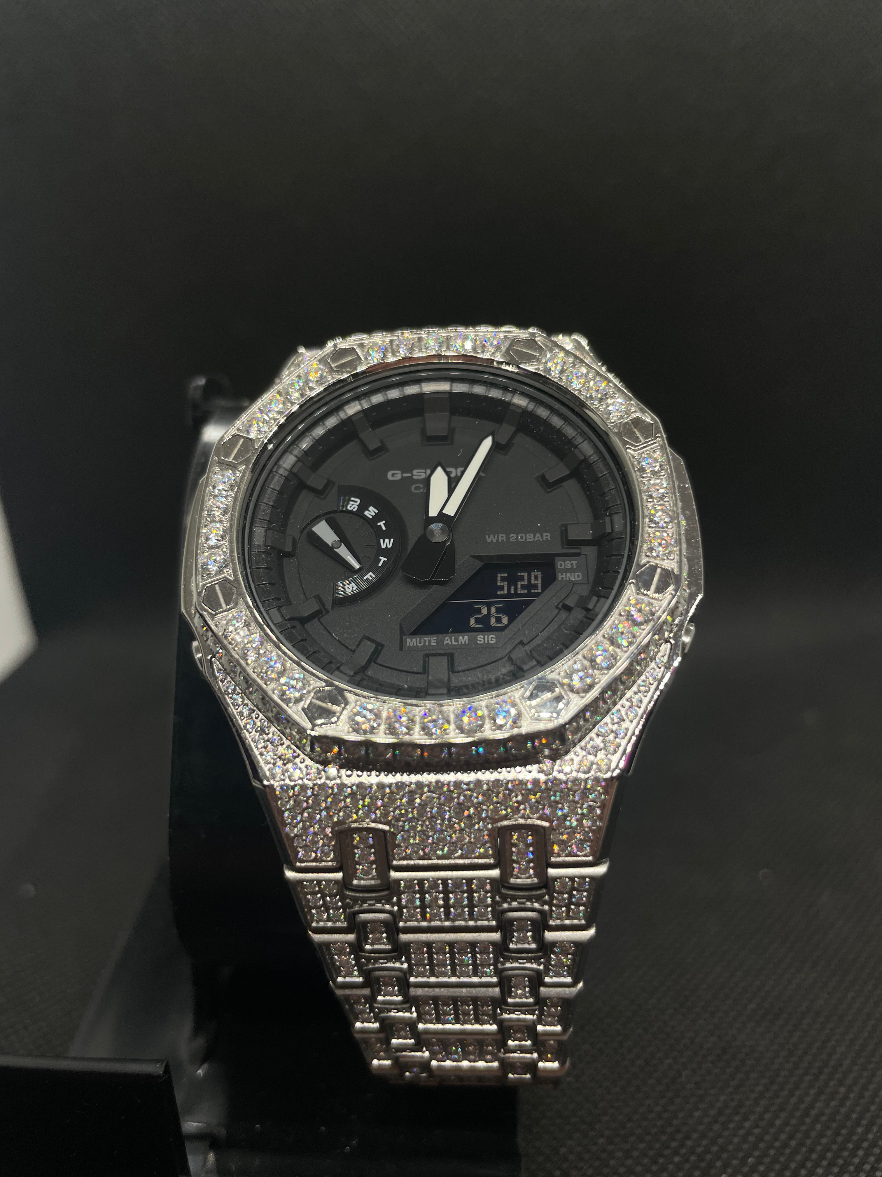 VVS MOISSANITE G-SHOCK GA2100